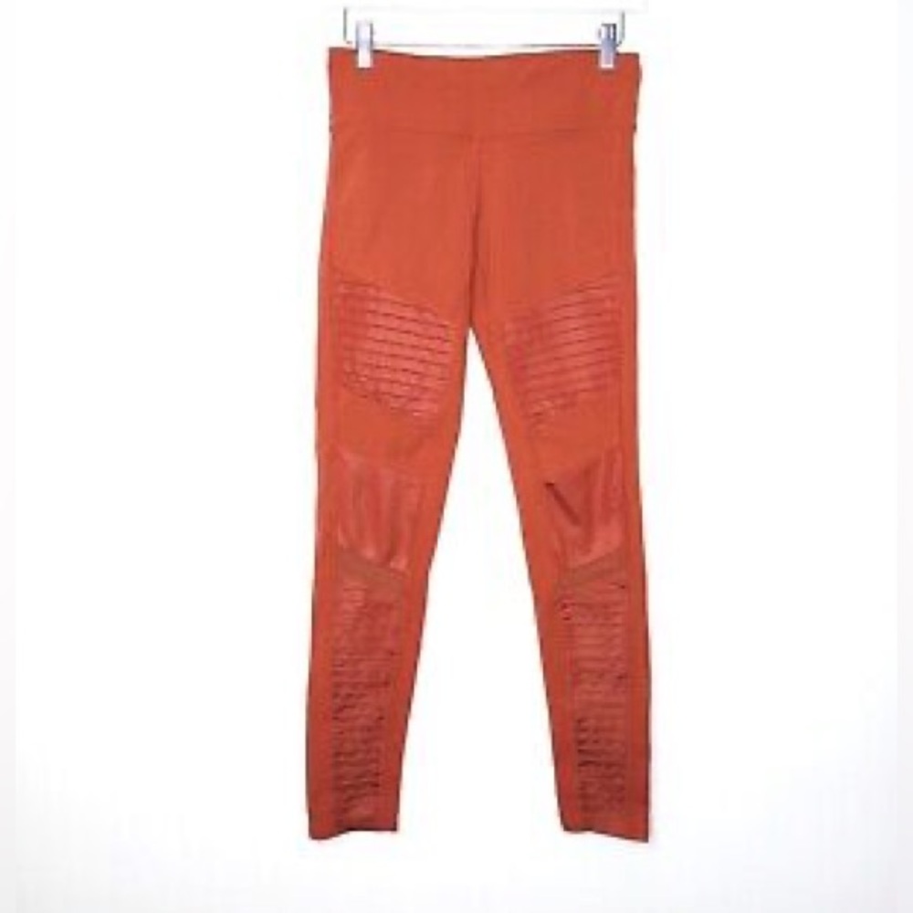 Alo Yoga Burnt Orange Moto Legging Medium